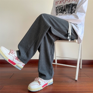春秋季雪尼尔小香风鱼骨纹男大码休闲裤XZ102B-1CK2553P35图片