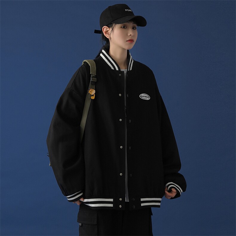 20年秋冬新款中性风棒球服外套285g100%棉DS-B293-A772-P85控115,男装夹克,电商A306