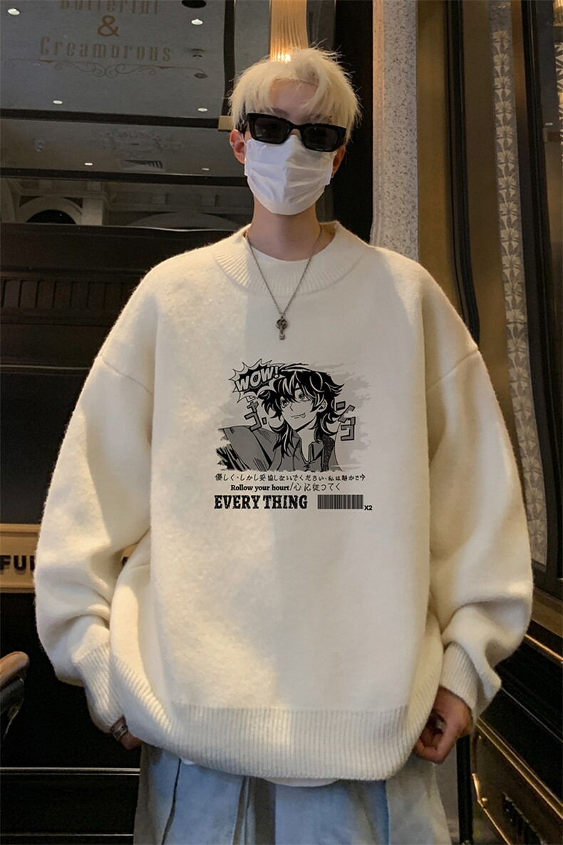 高质量！秋冬季半高领毛衣男加绒加厚线衣男针织衫男MY222-特p38,男装针织衫/毛衣,电商B367