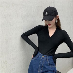 钻石领打底衫 ～图片