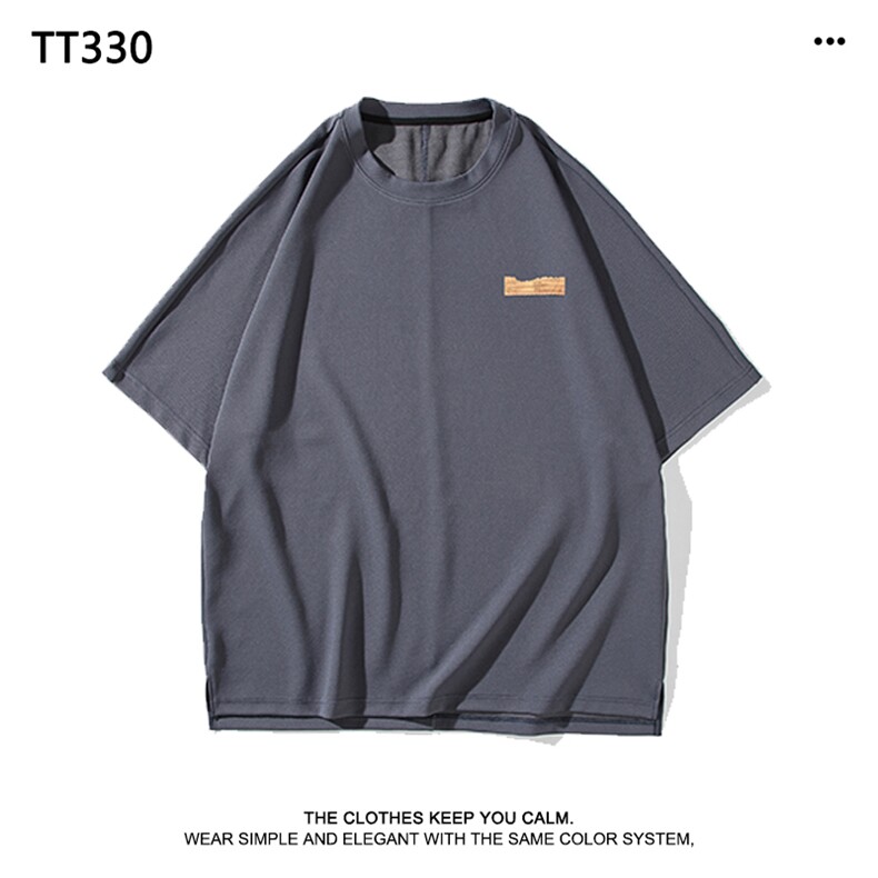 夏季薄款冰丝短袖T恤男士运动跑步速干透气T恤TT330-特批36,男装T恤,星座718