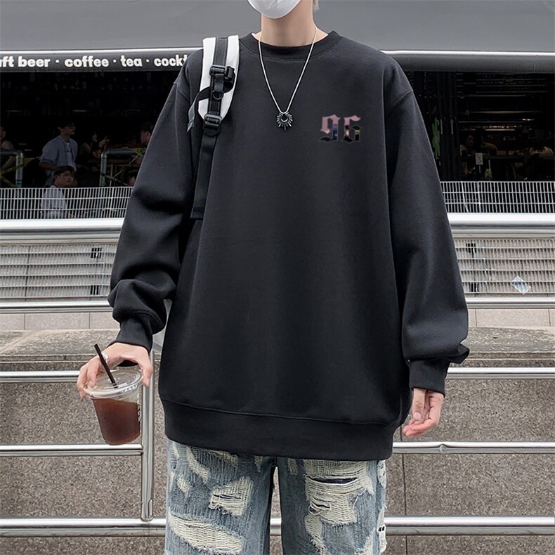 华棉圆领卫衣男潮流风景字母设计卫衣W4017-P37,男装卫衣,星座1109-3