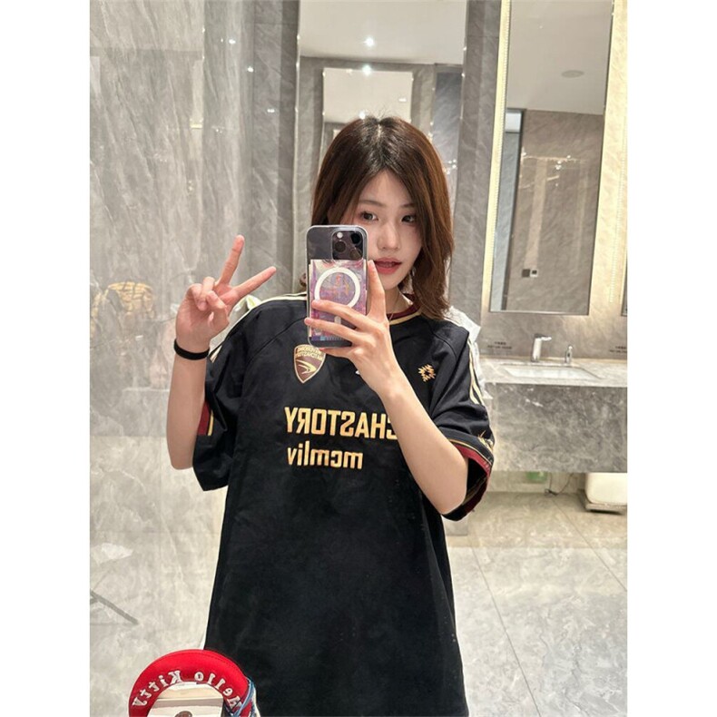 H1031-P38原版做工220克休闲宽松短袖T恤男女同款,男装T恤,星座617A-2