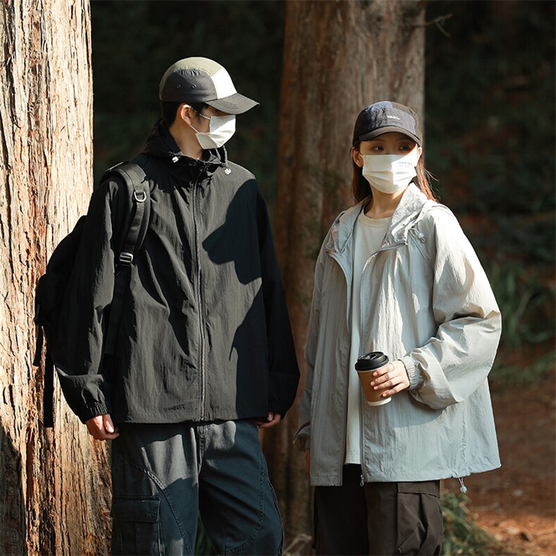 夏季薄款UPF50+防紫外线皮肤衣男宽松钓鱼防晒服外套2360-P35图片