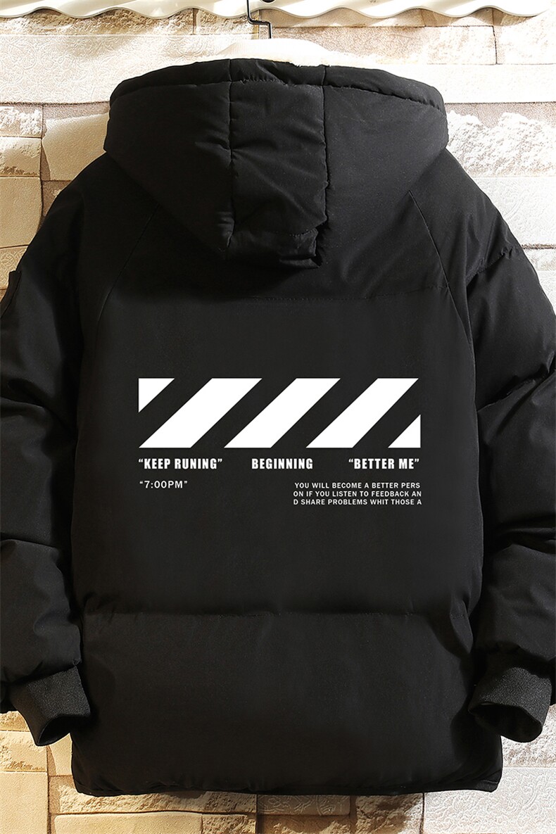 MY16128-P100加厚加绒连帽衣男大码服男面包服男砖墙挂拍,男装棉衣,电商A040A