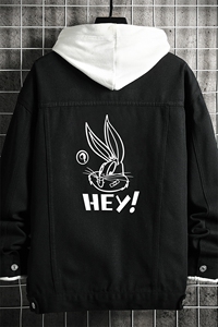 牛仔夹克男大码牛仔外套男茄克 NJ77179-P60 加绒款-P75图片