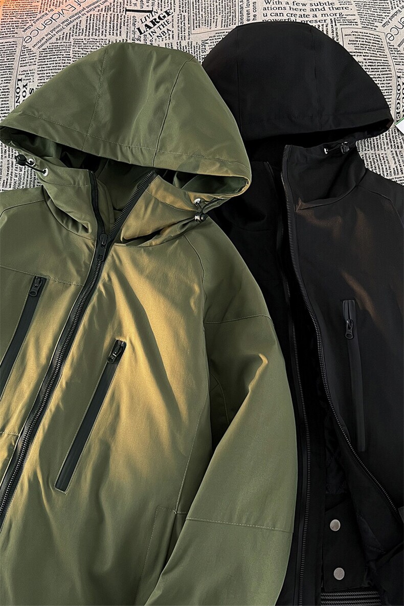 冬新户外防风防水滑雪服男女中性风加棉加厚大码夹克外套M70-P140,男装棉衣,电商A001-1