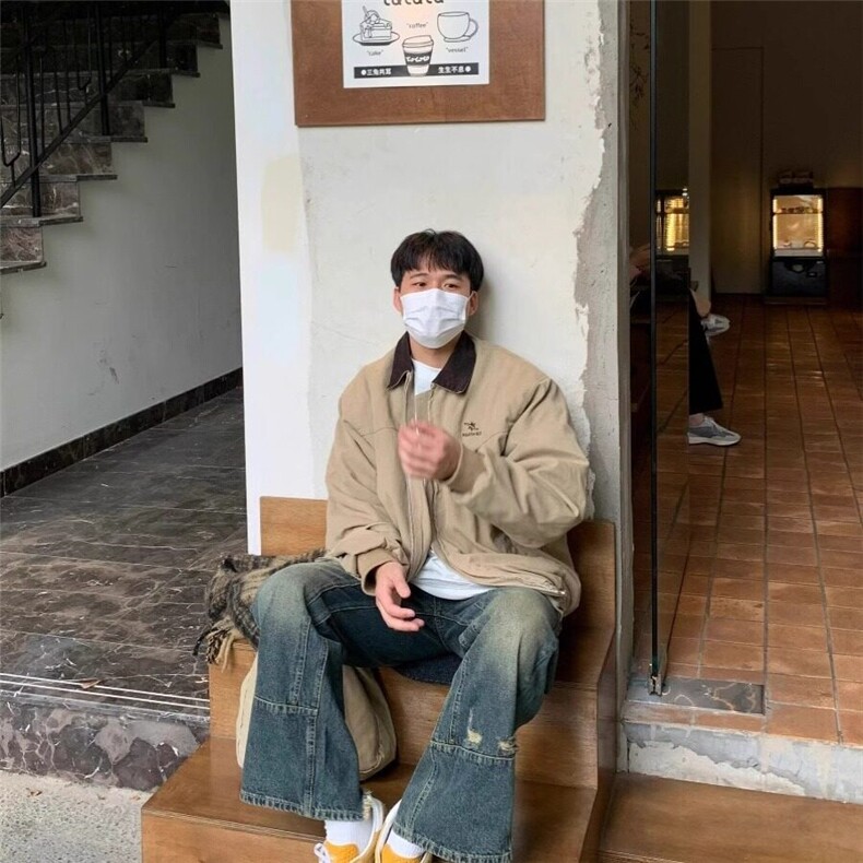 【有货】DJK7701-P68早秋工装外套男女款棒球服情侣翻领夹克上衣,男装夹克,星座603-2