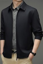 BN88805钱塘2020-2中年男士春秋款翻领夹克休闲外套数据好P110，男装夹克，钱塘207-2
