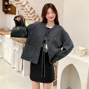 数据好  小香风羊毛呢外套12031203P155K218图片