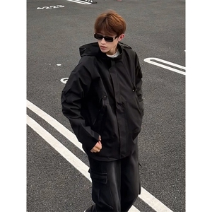 秋季新款冲锋衣高级感休闲男女同款登山服F2518-特价P40图片