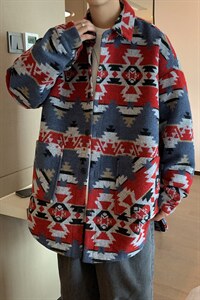 2025秋冬新款民族风男士中长款呢大衣宽松毛呢风衣 F16-P90 控118图片