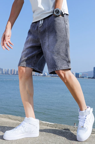 夏季韩版潮流男士牛仔裤男士休闲宽松大码五分裤D36-P40,男装牛仔裤,电商A128