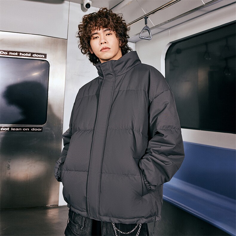 现货抖音得物可供视频冬季三防加厚羽绒棉衣外套面包棉服WM1266,男装棉衣,电商A486