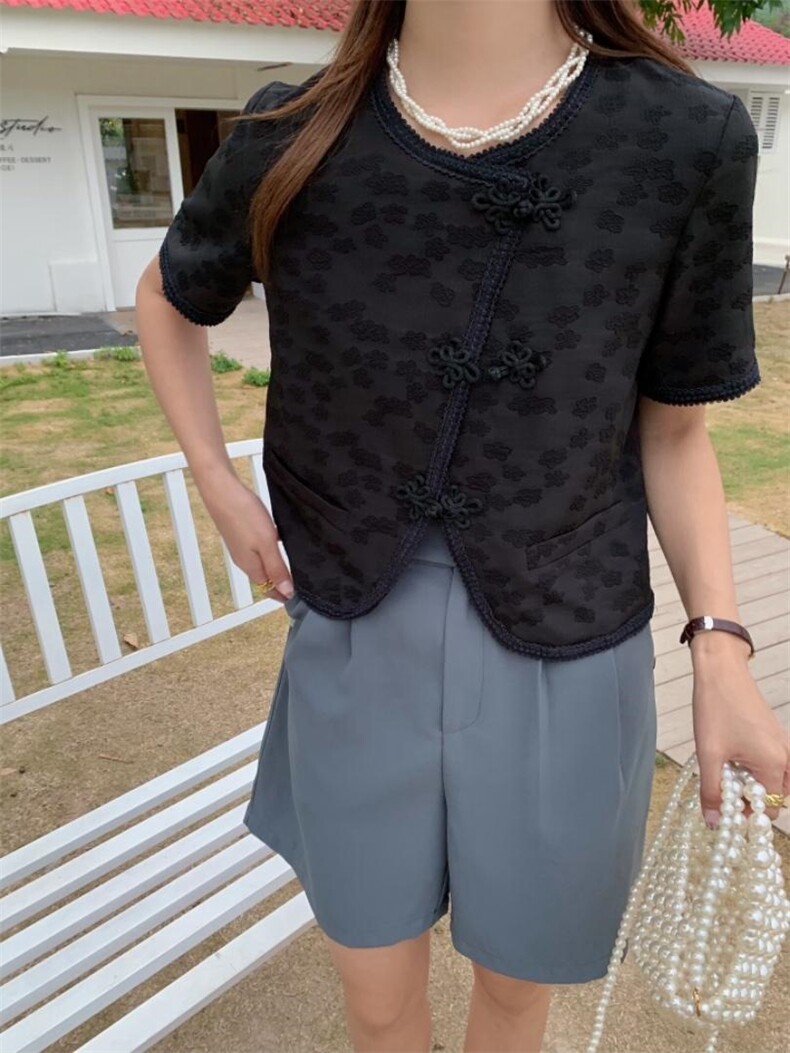 夏季新款风工艺料质小衫，其它，FUMEI赋美