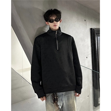 新款扎染立领立体层次感休闲秋冬款卫衣打底潮流特P45加绒特P55，男装T恤，电商B319