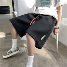 夏季纯色宽松薄款短裤中性休闲五分裤运动裤A125-6605-P30,男装牛仔裤,电商A125