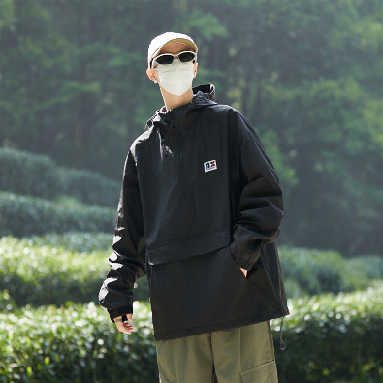 F275-P43户外速干情侣百搭夹克2024夏季山系机能冲锋衣男现货,男装夹克,星座512-6