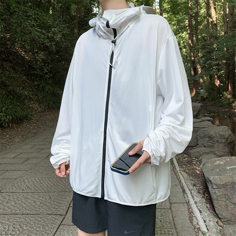 防晒衣男韩版潮流连帽帅气薄款2024夏季新款ins宽松外套W4876-P35,男装防晒衣,星座412-3