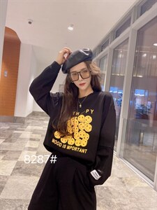 2021秋季新款笑脸卫衣图片