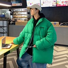 港风三防小牛津覆膜光板棉衣棉服棉袄面包服量大有差1601C-P40，男装棉衣，星座207