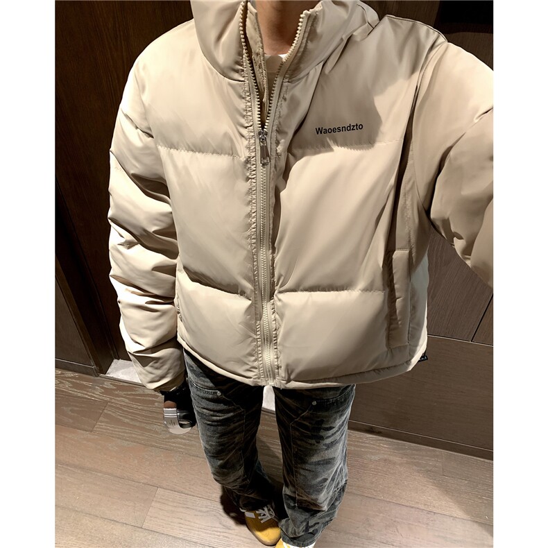 冬装安德拉红中性短款面包服棉衣男女情侣冬季棉服外套S279-P108图片