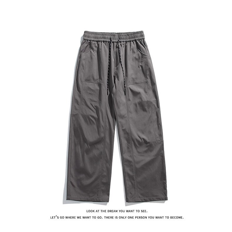 巴家弯刀宽松高街阔腿裤机能防水冲锋裤长裤K8541-P27【特价】,男装休闲裤,电商A007