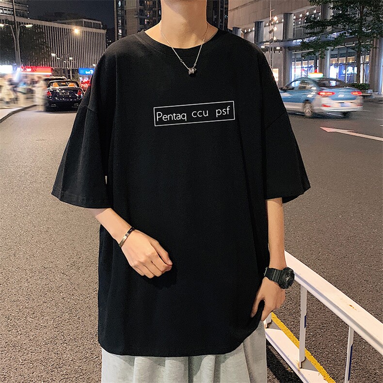 港风何电商A088-DT8596-TP20100夏款宽松短袖T恤控35,男装T恤,电商A088