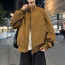 直播美式飞行员夹克男士潮流痞帅立领百搭工装外套6187-特P40，男装夹克，星座1403A
