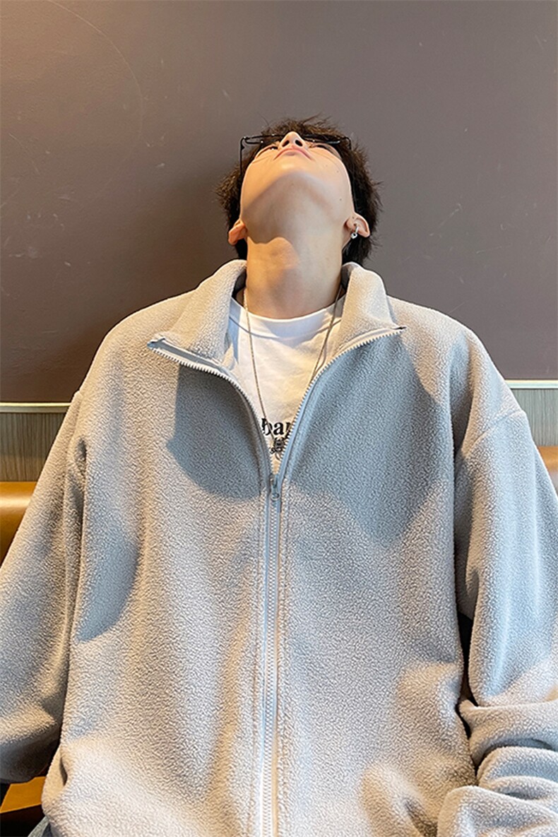 抖音直播！双面摇粒绒保暖卫衣男夹克冲锋衣内胆ND200-特P32,男装夹克,电商B371