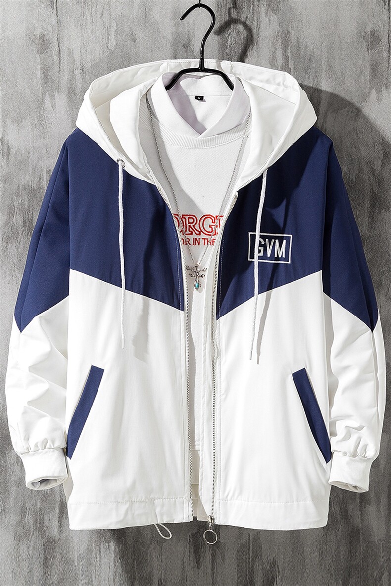 1冲锋衣男休闲情侣大码中性日系外套宽松工装夹克男7108P50控68,男装夹克,星座226-2