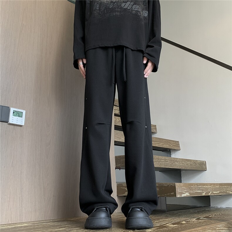 已出货2025年秋季新款宽松休闲卫裤男D329-QM758-P55-控88,男装休闲裤,电商D329