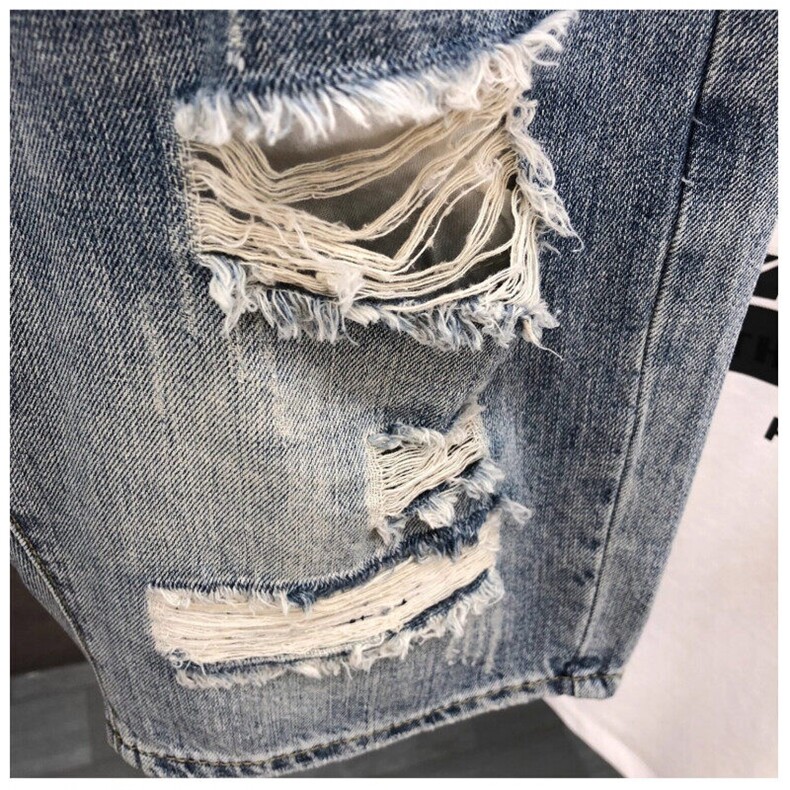 网图现货新款破洞修身牛仔短裤男潮流时尚休闲百搭RT707-P45,男装牛仔裤,星座1005-4