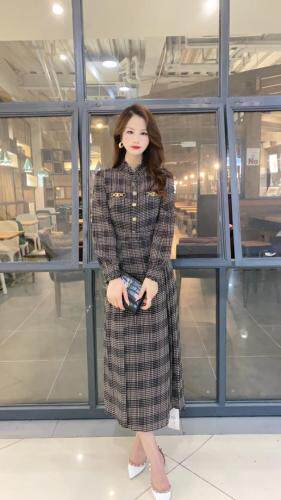 现货秋装连衣裙，女装连衣裙，茜娅图seattle