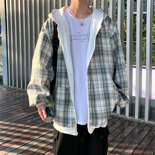 2023新款春秋季男双面穿卫衣连帽潮ins宽松休闲开衫外套W2447-P50，男装卫衣，星座512-2