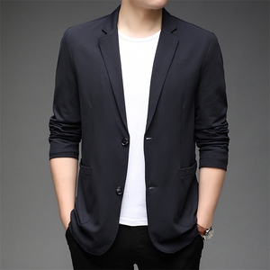 男士新款西装外套男秋季中年休闲单件上衣爸爸西服HPN688053-P170图片