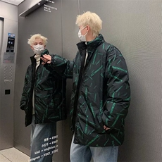 新款棉衣男冬季棉袄外套双面穿棉衣面包服W132P80，男装棉衣，星座1116-2