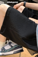 8XL-M特大码冰丝透气垂感短裤男篮球运动五分裤DK1507P30控48，男装休闲裤，电商D206-1