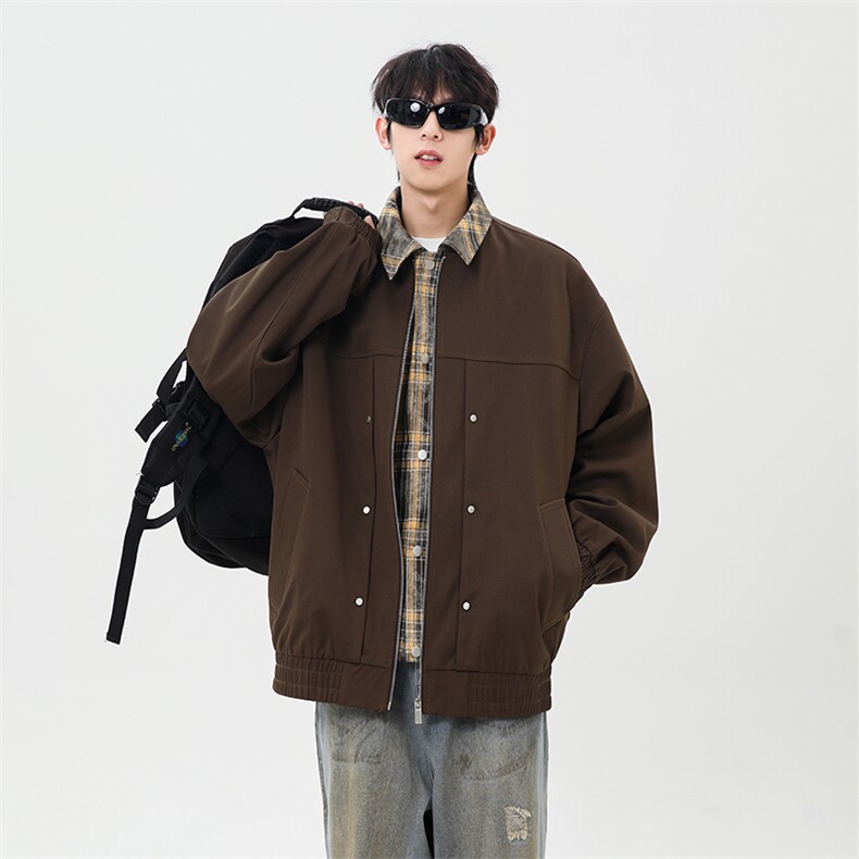 现货上新加棉加厚假二件寸衫夹克大码棉衣JK2589加棉P90,男装夹克,星座301B-2（原A443-1）
