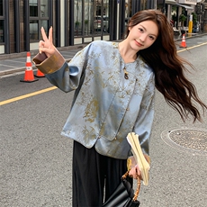 【现货主推】内含买家秀新中式气质风外套2C372-9029-P145控198，女装短外套，2C372