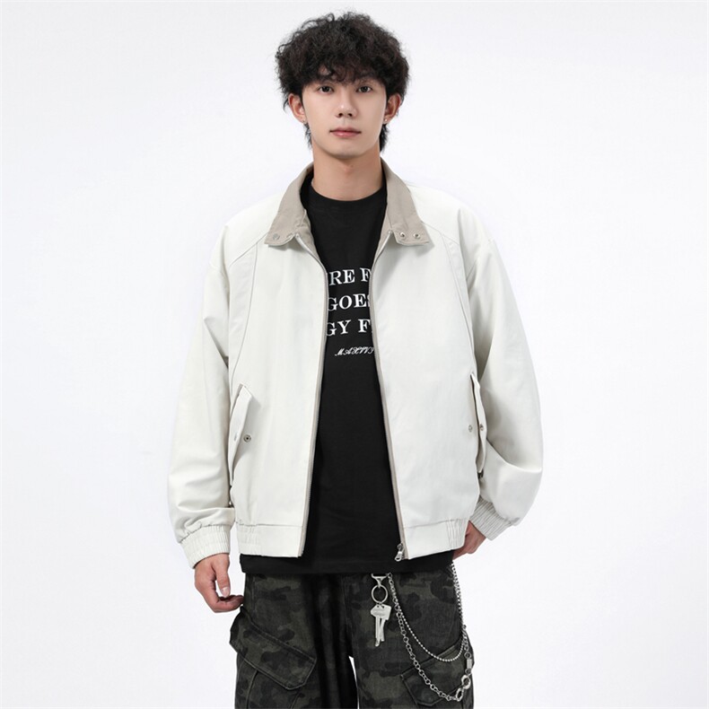 得物二开美式高街潮牌方格设计感夹克外套男2025秋季JK1244-P85,男装夹克,星座1103-3