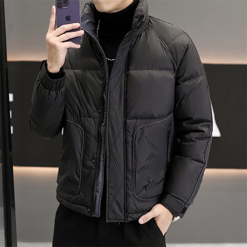 店主风轻奢英伦白鸭绒羽绒服男冬季潮牌立领男士外套YR608-P140,男装羽绒服,星座210-3