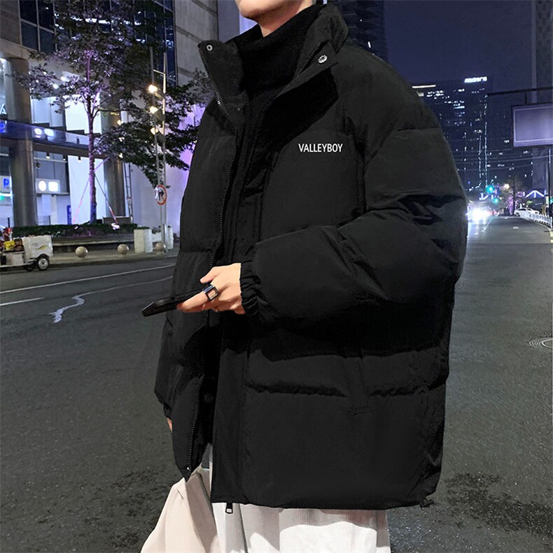 面包服男生秋冬季韩版潮流加厚棉服立领潮牌ins宽松痞帅棉衣外套,男装棉衣,星座1013-1