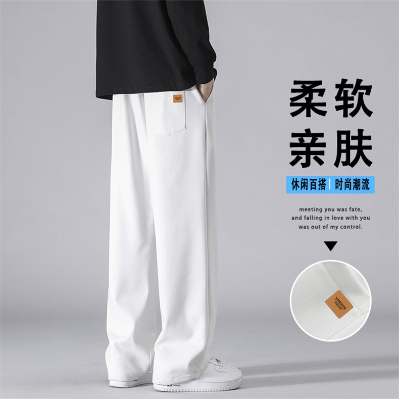柔软亲肤百搭加绒卫裤简约休闲裤  WK86-1常规特批28加绒特批33图片