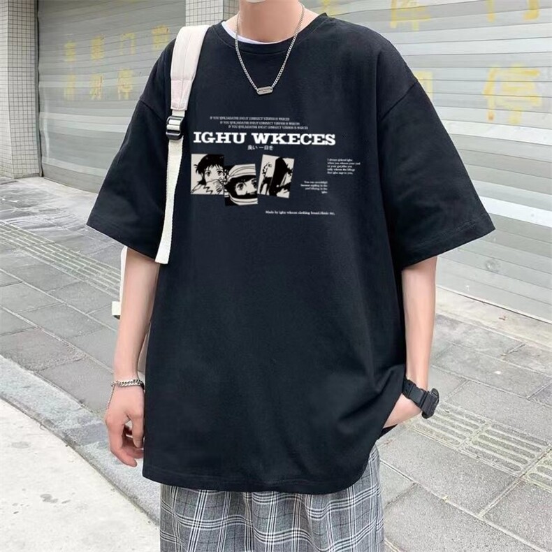 网络图现货美式短袖t恤RT512-P28图片