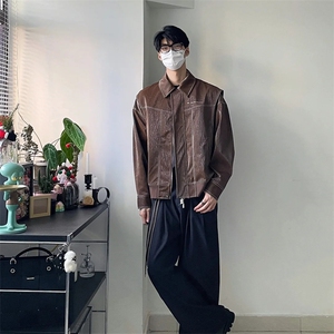 现货不缺货 假两件复古扎染夹克外套  1209-1-JK17-P108 （网图）图片