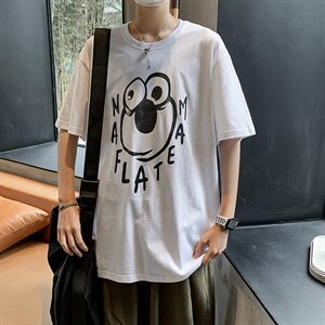 夏季新款港风条纹T恤宽松落肩T恤（现货）DS-C407-T221-P30图片