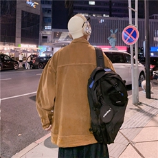 美式复古高街牛仔外套男秋季ins潮牌扎染hiphop宽松夹克JK885-P68，男装夹克，星座1008