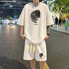 套装！华夫格套装短袖T恤短裤男HTZ532-特p：38，男装牛仔裤，电商B371