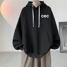 连帽卫衣男大码运动服帽衫外套WY2294-P35加绒款-P40，男装卫衣，电商A040